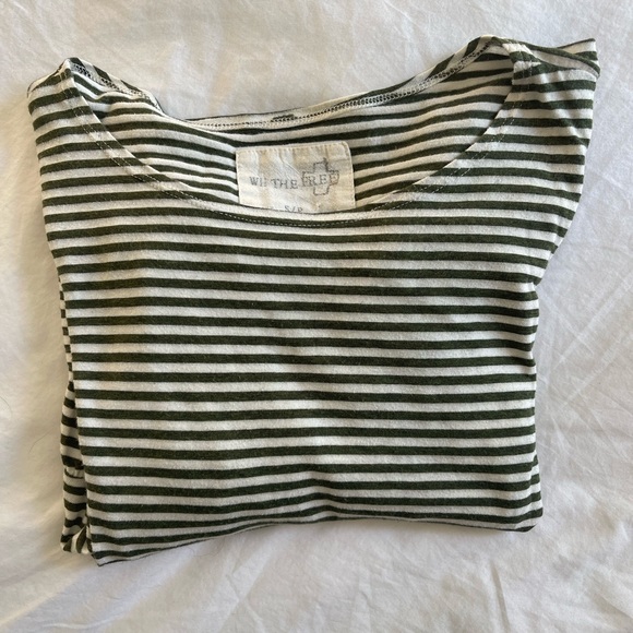 Free People Striped Shirt Small - Picture 12 of 12